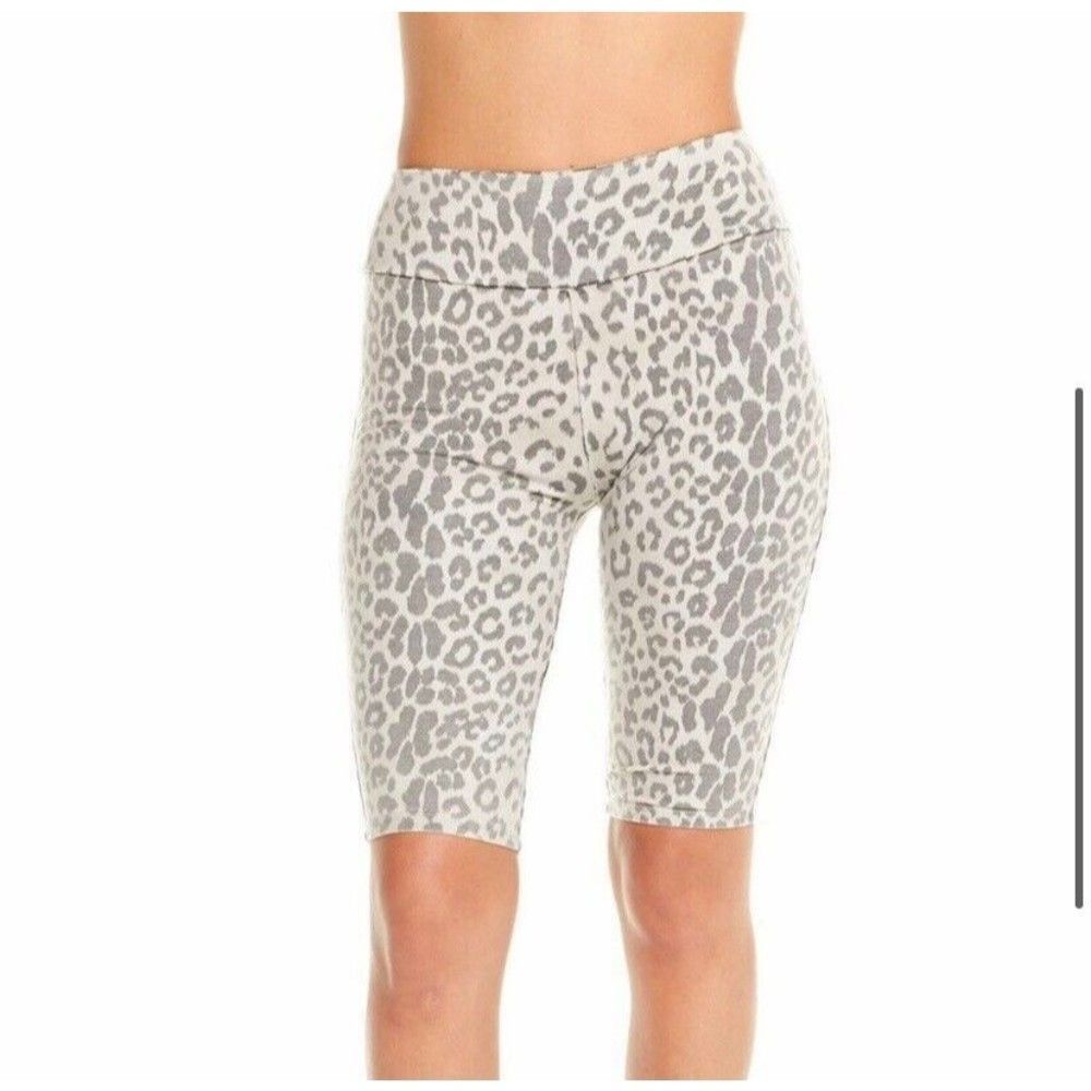 Chaser Quadra Blend Bike Shorts Leopard M Medium NWT Biker Short - Picture 4 of 6